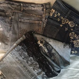 Decorative/beaded jeans